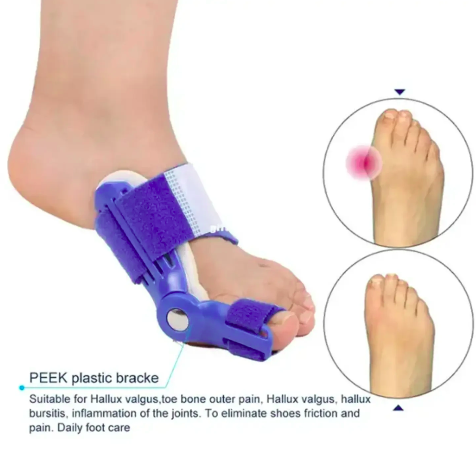 Bunion Splint Big Toe Corrector Hallux Valgus Straightener Correction Feet Care Tool 2pcs
