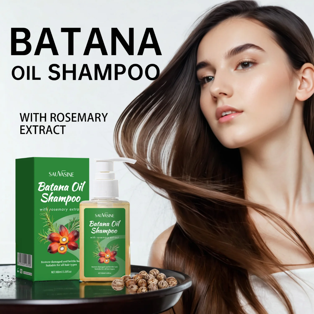 Sauvasine Batana Oil Shampoo - Soothing Scalp Cleansing, Nourishing with Rosemary Extract, Promotes Hair Growth, Restores Damaged Split Ends, and Anti-Hair Loss. - Image 2