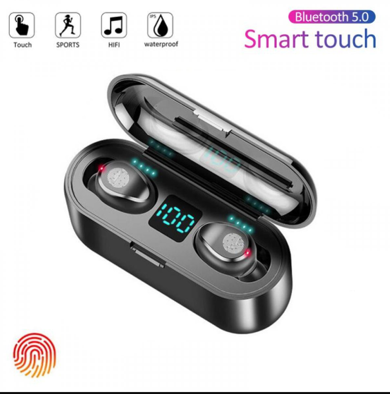 F9 Earphone Wireless Headphone Stereo Min Headset Sport Earbuds Bluetooth 5.0 Microphone With Charging Box For Smart Phone - Image 2