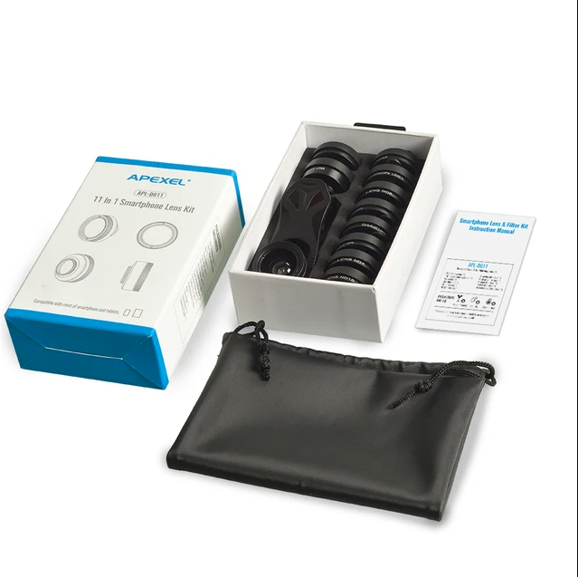 APEXEL Professional 11 in 1 Phone Camera Lens Kit for Smartphone - Image 6