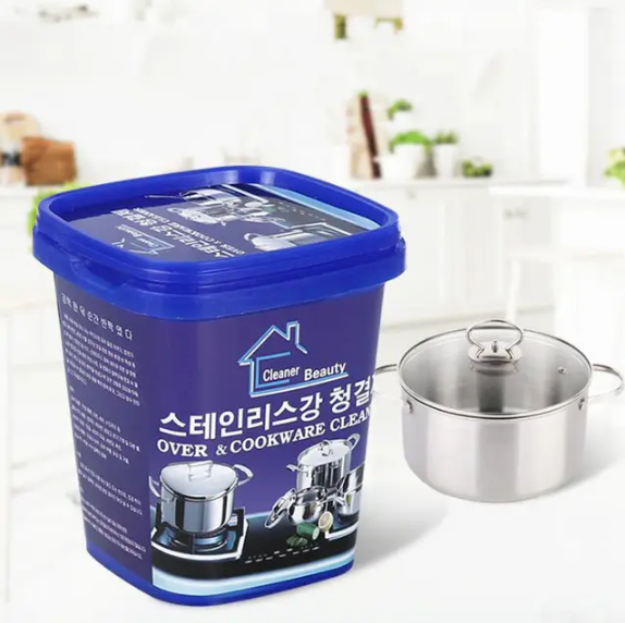 Cookware Cleaner Stainless Steel Cleaning Paste Remove Stains Multi-Purpose Cleaner Stainless Steel Cleaning Paste - Image 2