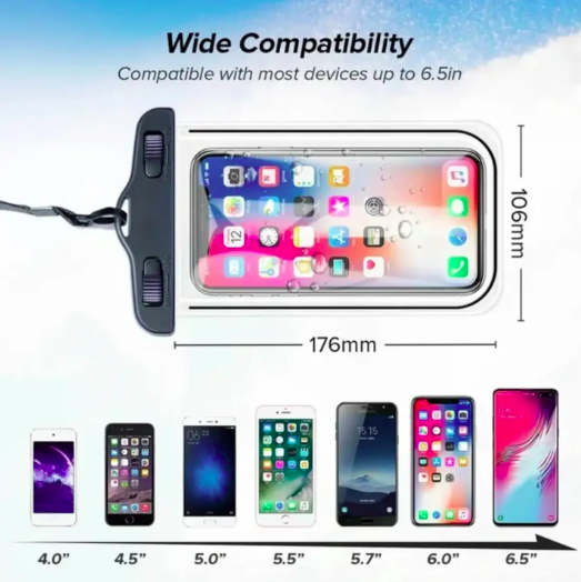 Luminescent Waterproof Phone Case Water proof Bag Mobile Phone Pouch PV Cover - Image 3