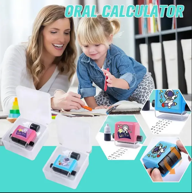 Addition and Subtraction Teaching Stamps for Kids Double-Head Roller Math Stamp - Image 4