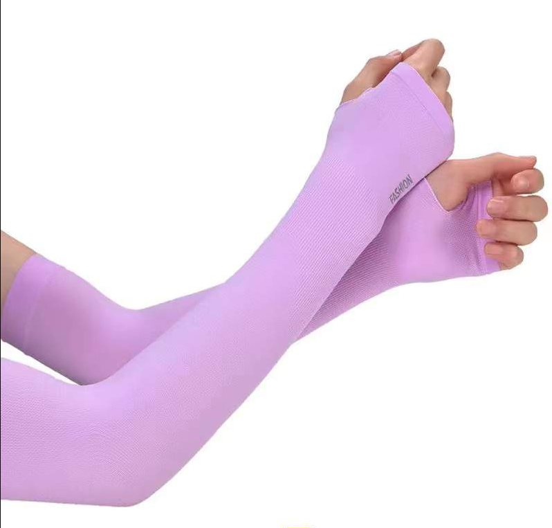 Cooling Arm Sleeves with Thumb Holes Arm Sleeves Cooling Sun Prefect for Cycling Driving Golf Running for Men Women