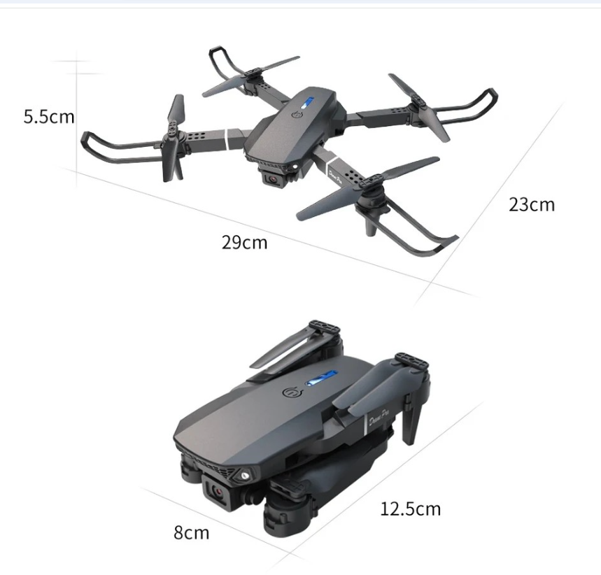 E88 Pro Drone with Camera, WiFi FPV 1080P HD Dual - Image 7