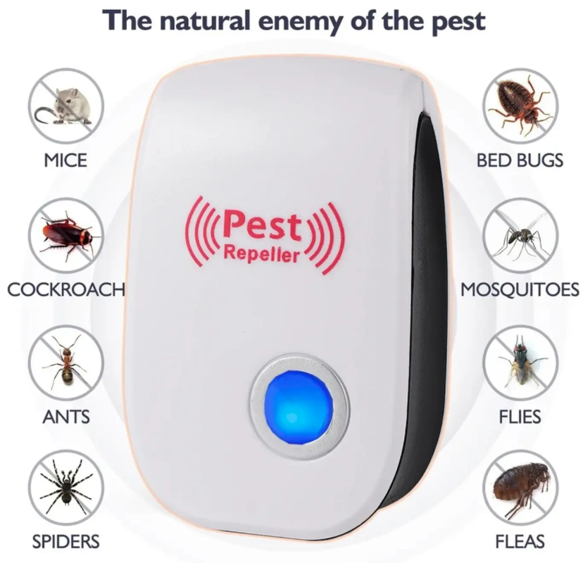 Electric Ultrasonic Pest Repeller Anti Mosquito Rodent Control Indoor Bug Cockroach Insect Killer Zapper Repellent - Image 3