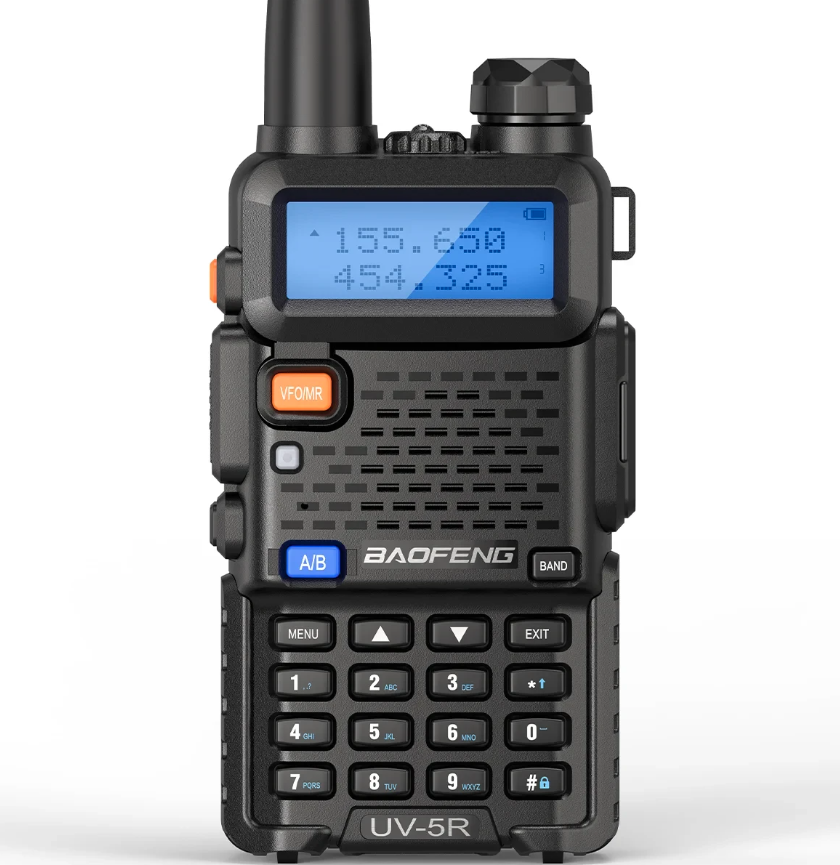 Baofeng UV-5R Walkie Talkie 5W Portable Ham CB Radio Dual Band VHF/UHF FM Transceiver Two Way Radio Call