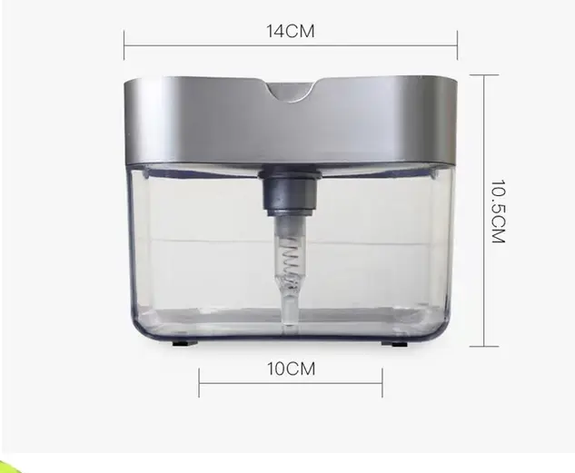 Automatic Soap Dispenser Bottle For Detergent Liquid Kitchen Dish Soap Dispenser Kitchen Sponge Dispenser Manual Soap Pump 380ml - Image 4