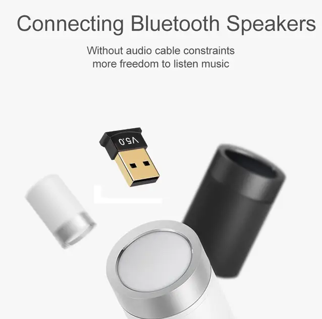 USB Bluetooth Adapter 5.0 Bluetooth Dongle Music Sound Receiver Adaptador Bluetooth Transmitter For Computer PC Laptop - Image 3