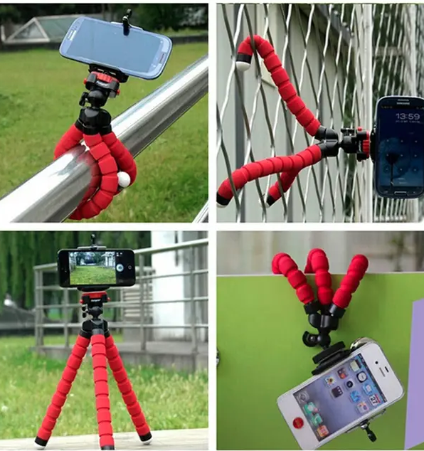 Mobile Phone Holder Flexible Octopus Tripod Bracket for Mobile Phone Camera Selfie Stand Monopod Support Photo Remote Control - Image 4
