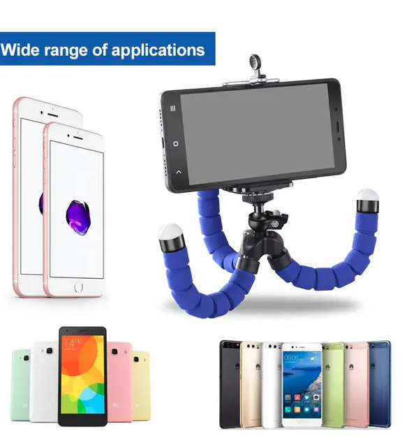 Mobile Phone Holder Flexible Octopus Tripod Bracket for Mobile Phone Camera Selfie Stand Monopod Support Photo Remote Control - Image 5