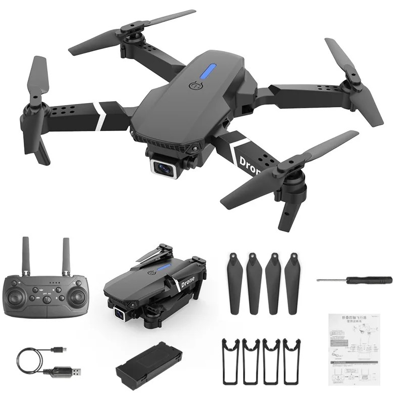E88 Pro Drone with Camera, WiFi FPV 1080P HD Dual - Image 2