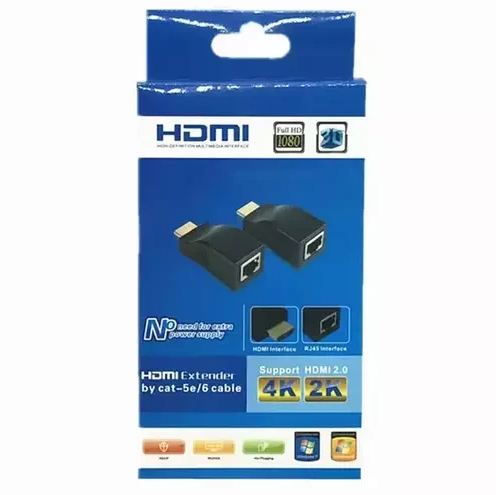 RJ45 4K HDMI Compatible Extender Extension Up to 30m