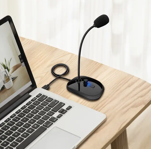USB Desktop Conference Radio Mini Gooseneck Microphone