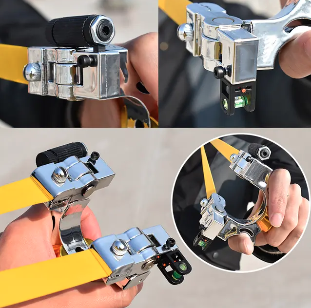 Hunting Resin Slingshot Shooting Laser Guided with Spirit Level - Image 4