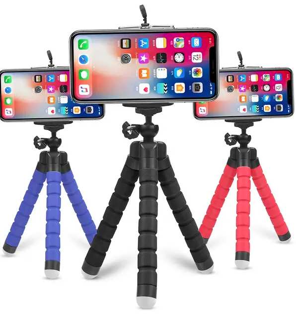 Mobile Phone Holder Flexible Octopus Tripod Bracket for Mobile Phone Camera Selfie Stand Monopod Support Photo Remote Control