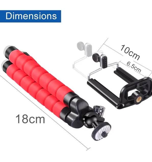 Mobile Phone Holder Flexible Octopus Tripod Bracket for Mobile Phone Camera Selfie Stand Monopod Support Photo Remote Control - Image 6