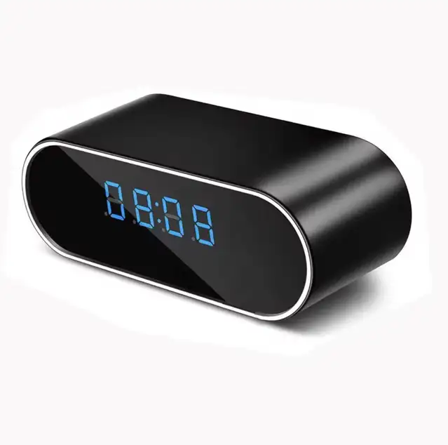 Clock Camera 1080P WiFi Wireless Mini Time Alarm Watch Security Night Vision Motion Sensor Remote Monitor Micro Smart Home Camera