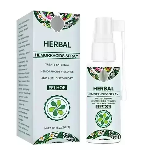 Herbal Hemorrhoids Spray 30ml, Treats External Hemorrhoids, Fissures & Discomfort
