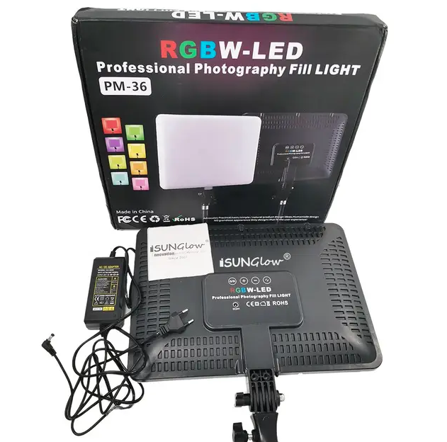 LED Video Light Panel Photography Lighting Remote Control For Live Streaming Photo Studio Lamp