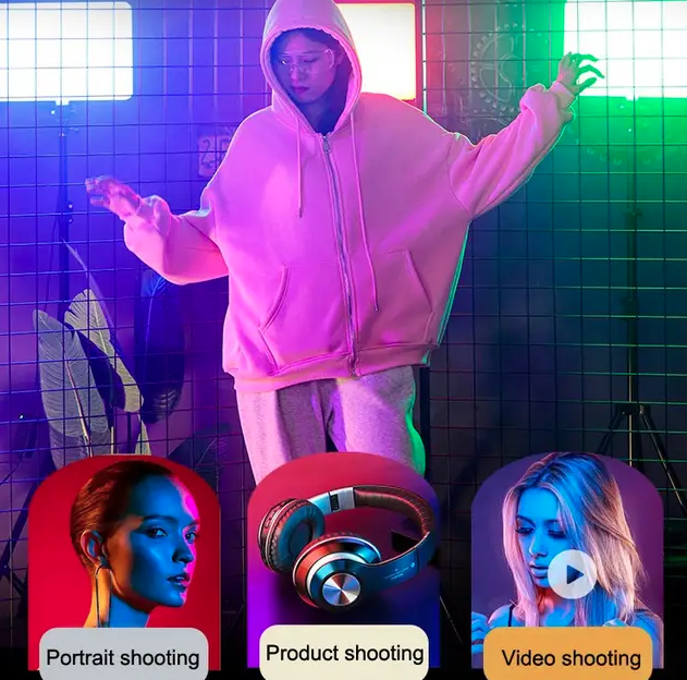 LED Video Light Panel Photography Lighting Remote Control For Live Streaming Photo Studio Lamp - Image 4