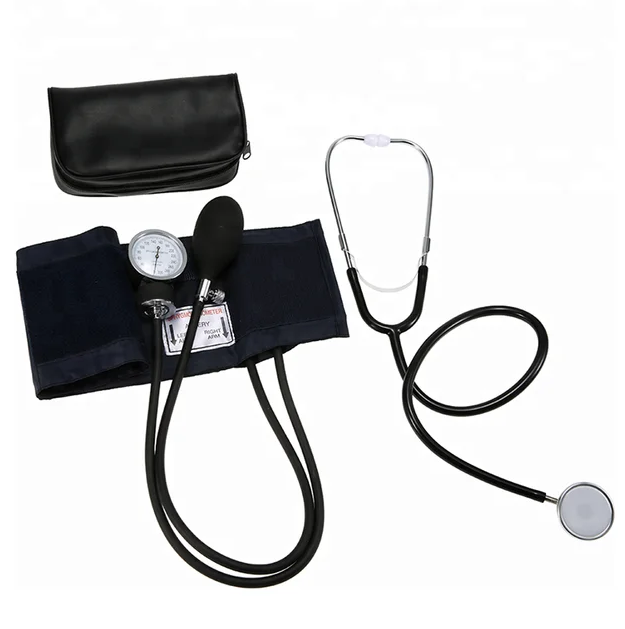 Manual Blood Pressure Monitor Diastolic Sphygmomanometer Medical Doctor Stethoscope Sphygmomanometer Cuff Home Health Monitor - Image 3