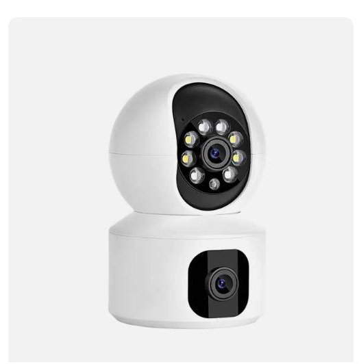 4MP PTZ WiFi Camera Dual Lens with Dual Screen Human Detection Night Vision Outdoor Surveillance Camera Two-way Audio