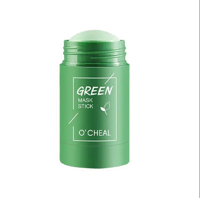 Green Mask Stick  Face Mask Stick Oil Control Moisturizing Cleaning Mask Acne Treatment Blackhead Remove Pores Purifying - Image 2