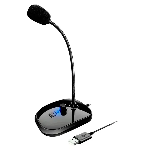 USB Desktop Conference Radio Mini Gooseneck Microphone - Image 2