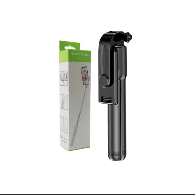 Mini Selfie Stick - Retractable Photo Pole with 360° Rotation, Multi-Mode Camera Function, Made of Aluminum Alloy, for Smartphones - Image 2