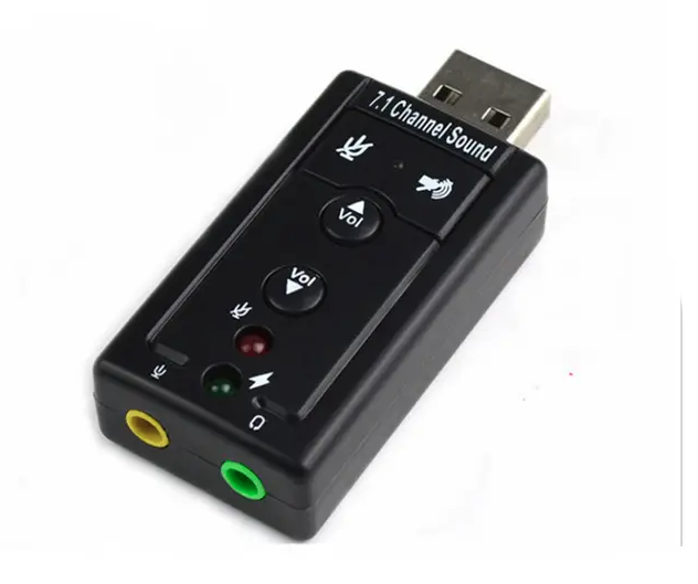 7.1 External USB Sound Card USB to Jack 3.5mm Headphone Audio Adapter Micphone Sound Card For Mac Win Compter Android Linux