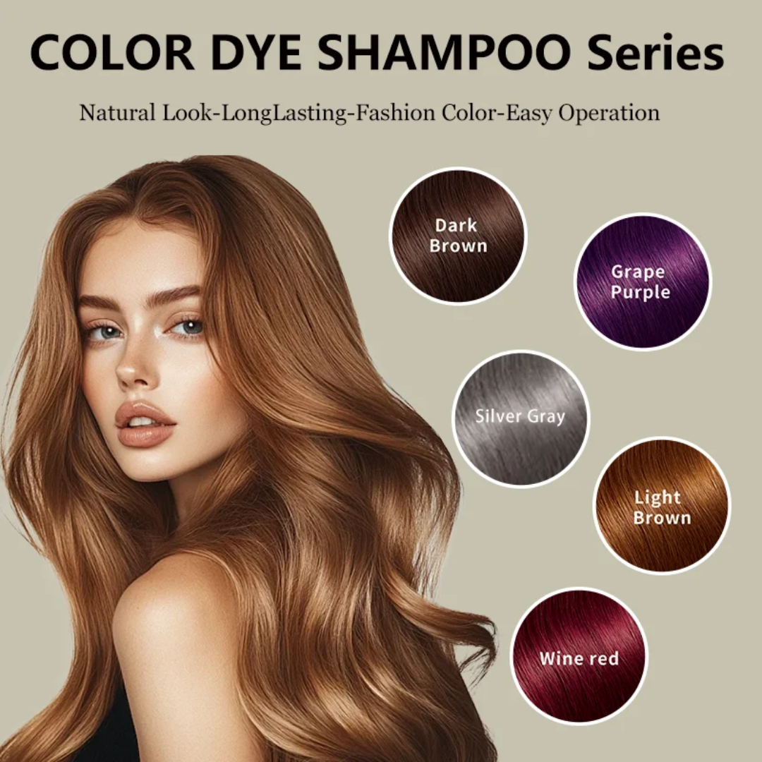 Caigaibai Hair Dye Shampoo 3-in-1 Long Lasting Hair Dye for Women and Men, 500ml - Image 4