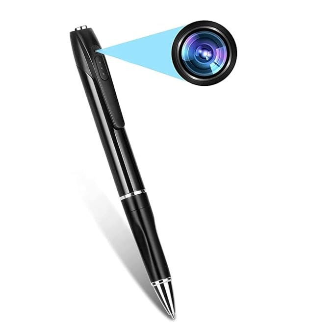 Spy Camera Pen, Mini Hidden Camera Full HD 1080p Small Compact Secret Cam Monitor V8