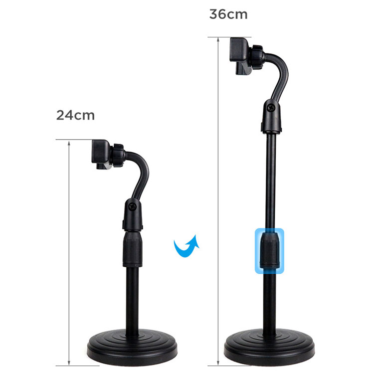 Lightweight Desktop Tripod for Smartphone with Phone Holder Universal Adjustment Selfie Stick Stand - Image 2