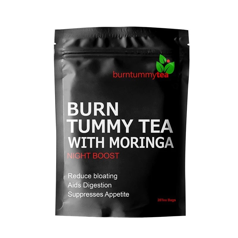 Flat Tummy Tea With Moringa Night Boost, Reduces Bloating, Aids Digestion, Suppresses Appetite