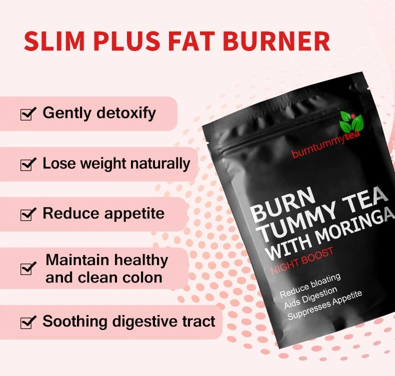 Flat Tummy Tea With Moringa Night Boost, Reduces Bloating, Aids Digestion, Suppresses Appetite - Image 2