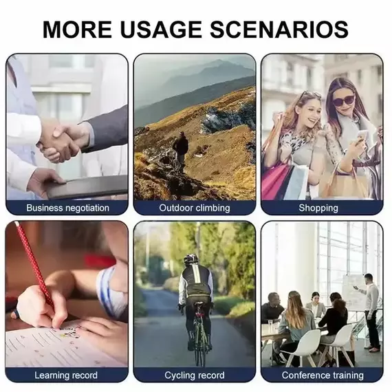 1080P Wearable WiFi Chest Recorder Meeting Camera Sports Portable Recording Magnetic Suction Back Clip Action Body Worn Camera - Image 3