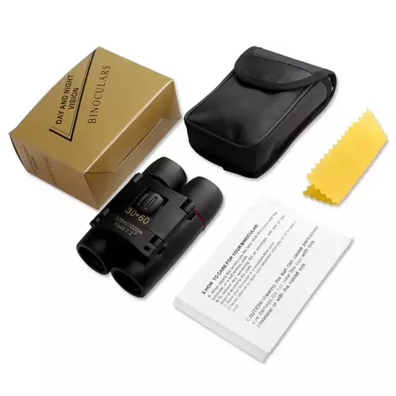 Portable Mini Binoculars - 30x60 Zoom Folding Telescope For Outdoor Travel - Image 4